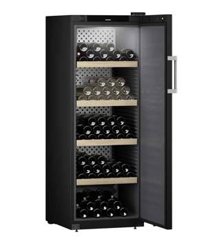 Chłodziarka do wina Liebherr WSbli 5031 GrandCru Selection czarny wolnostojąca nowoczesna winiarka z technologią Smart Home na 196 butelek wina